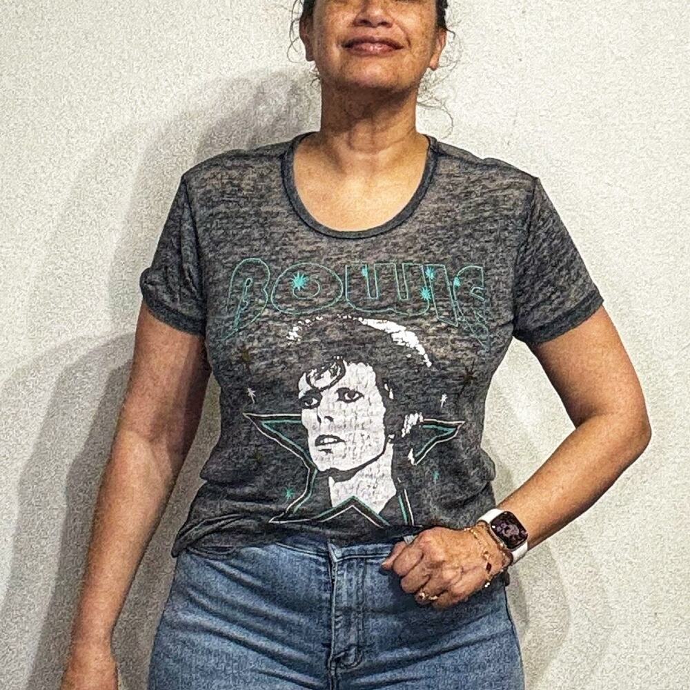 Chaser Gray Burnout T-Shirt Sz S